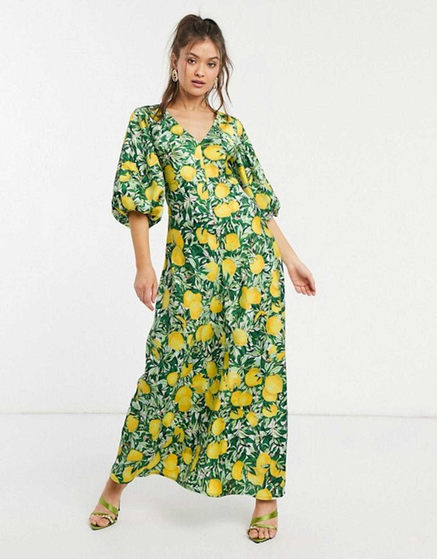 Asos lemon dress deals